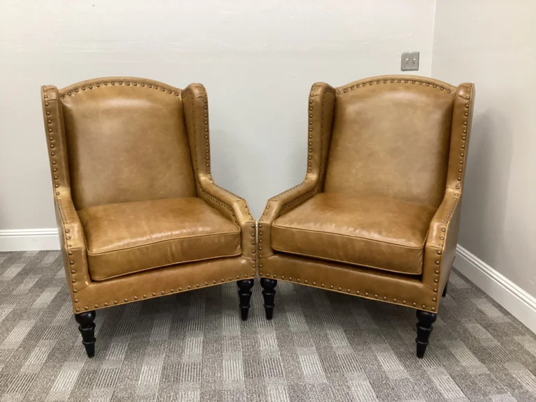 Wingback Chair – Leather – IMG_1419
