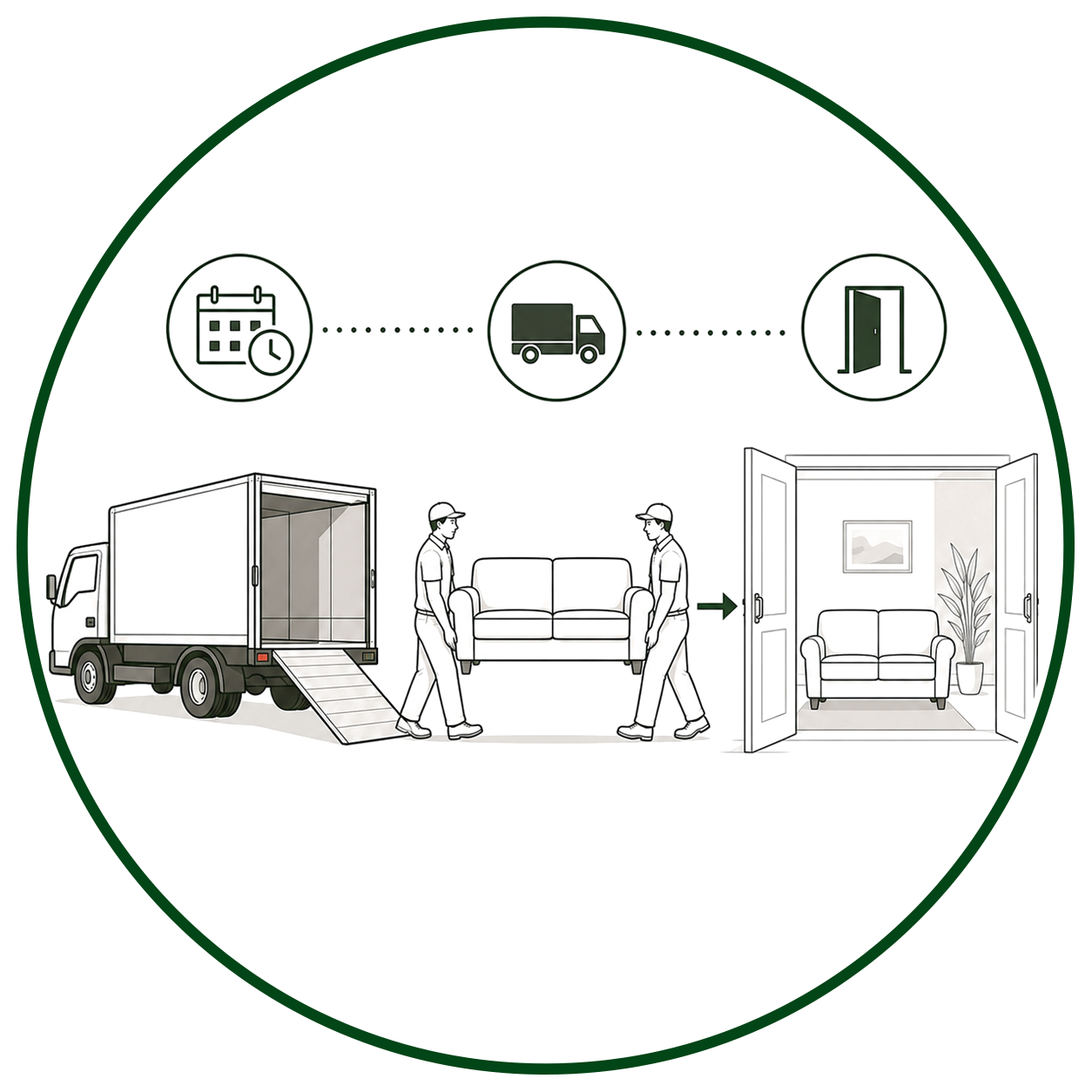 Step 11: Coordinated Delivery & Reinstallation