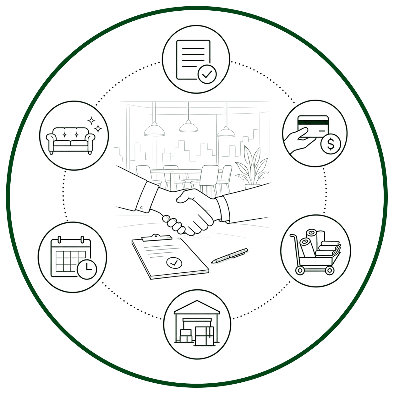 Step 4: Deposit Authorization & Material Ordering